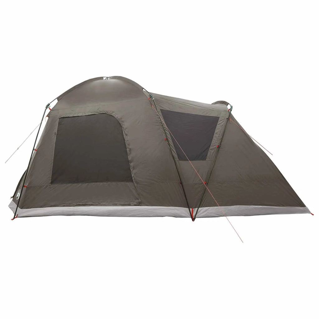 Tenda Capanna Marrone grigio 8 persone Poliestere e Acciaio 42029010