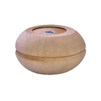 Piede in legno serie "Cipolla" - Ã˜ 95 - H.50 mm. - grezzo