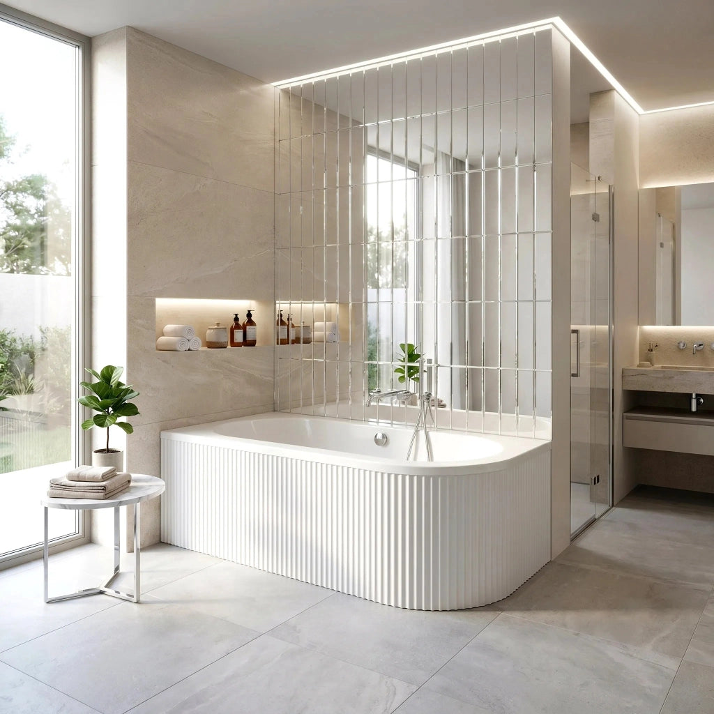 Vasca Bagno Rea Orion Stripe Left 160cm