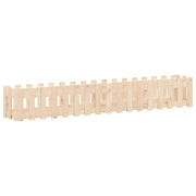 Fioriera | Cassetta per fiori | Vaso Rialzata Giardino a Recinzione 200x30x30cm Legno Pino