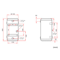 Serbatoio a pressione di ricambio da 3 l per compressore per aerografi AS189