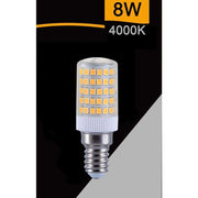 Trade Shop - Lampadina Led E14 8w 880lm Tubolare Luce Fredda Calda Naturale Sparac-e14-8w-ce1 - -bianco Naturale      -