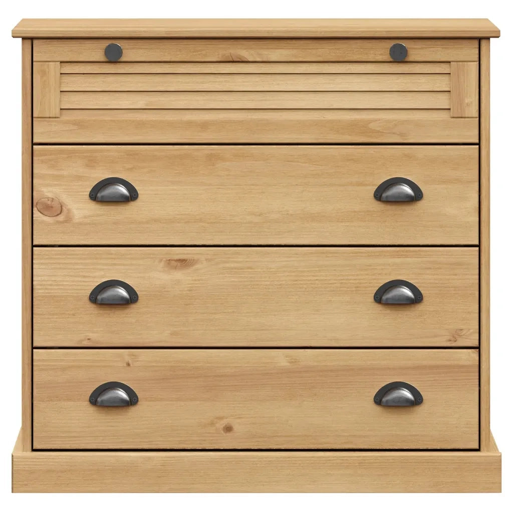 Cassettiera VIGO 80x40x76 cm in Legno Massello di Pino 353160
