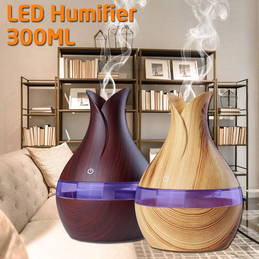 Trade Shop - Umidificatore Ultrasuoni Diffusore Di Aromi Oli Essenziali Per Aromaterapia Bora -
