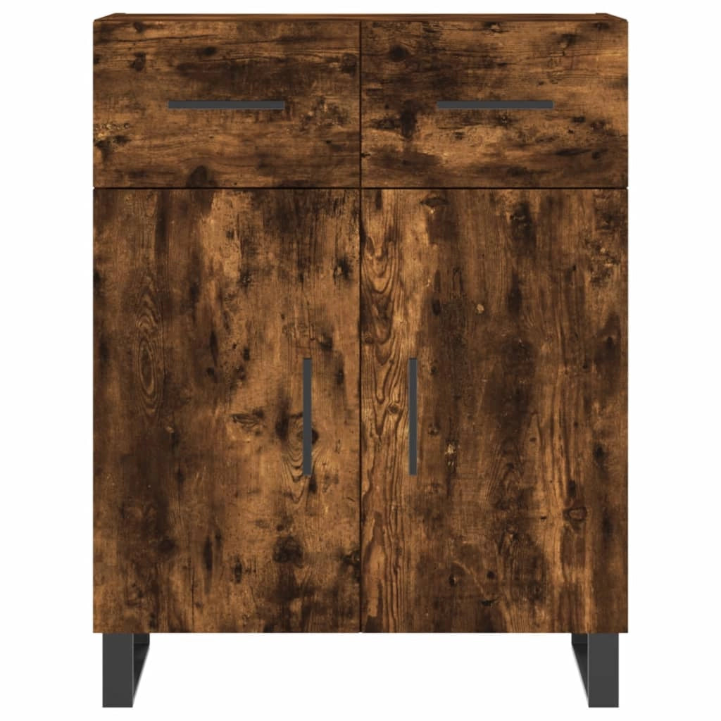 Buffet credenza cassettiera armadio mobile contenitore organizer cucina soggiorno salotto alto 69,5 x 34 x 180 cm legno ingegnerizzato marrone 02_0033526