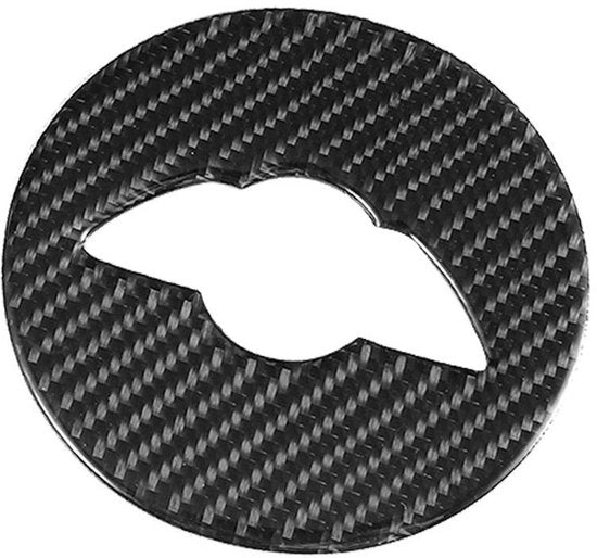 Copertura manubrio 3D-carbonio - Autoadesivo - Sticker - Per Cooper F55/F56 - Installazione facile - 10,8 cm di lunghezza/larghezza - Stickers manubrio