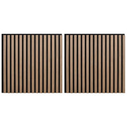 Pannelli da parete 2 pz Marrone 60,5 x 60 cm CFW6077933