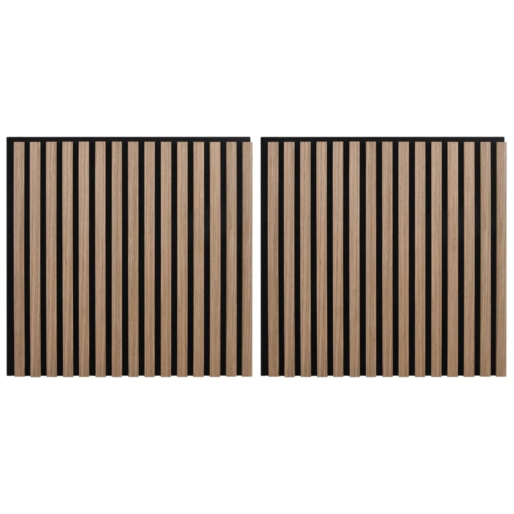Pannelli da parete 2 pz Marrone 60,5 x 60 cm CFW6077933