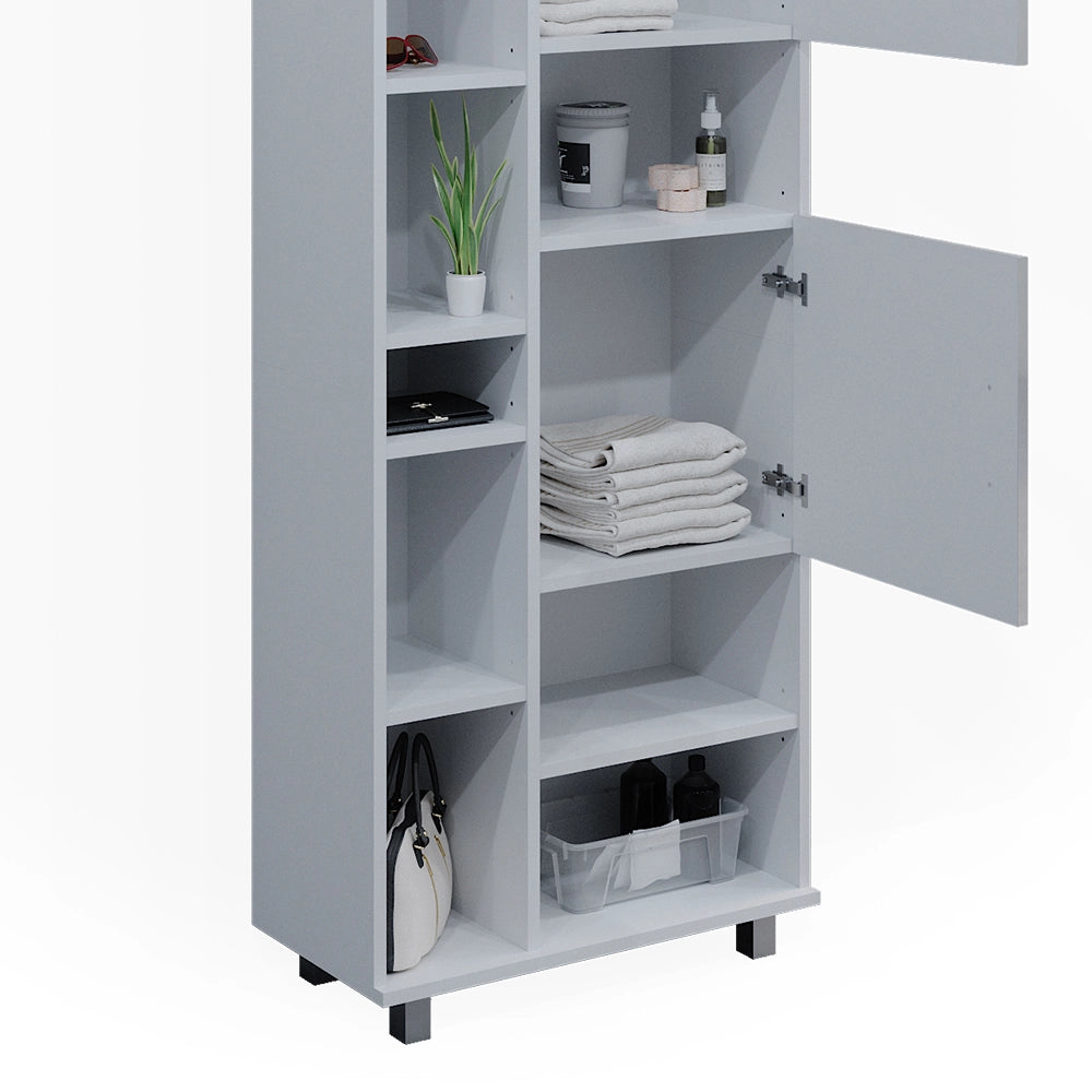 Mobile bagno alto Ilias Bianco lucido 60 x 190 cm Vicco