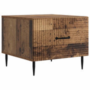Tavolino da salotto con cassetto Legno antico 49 x 50 x 40 cm