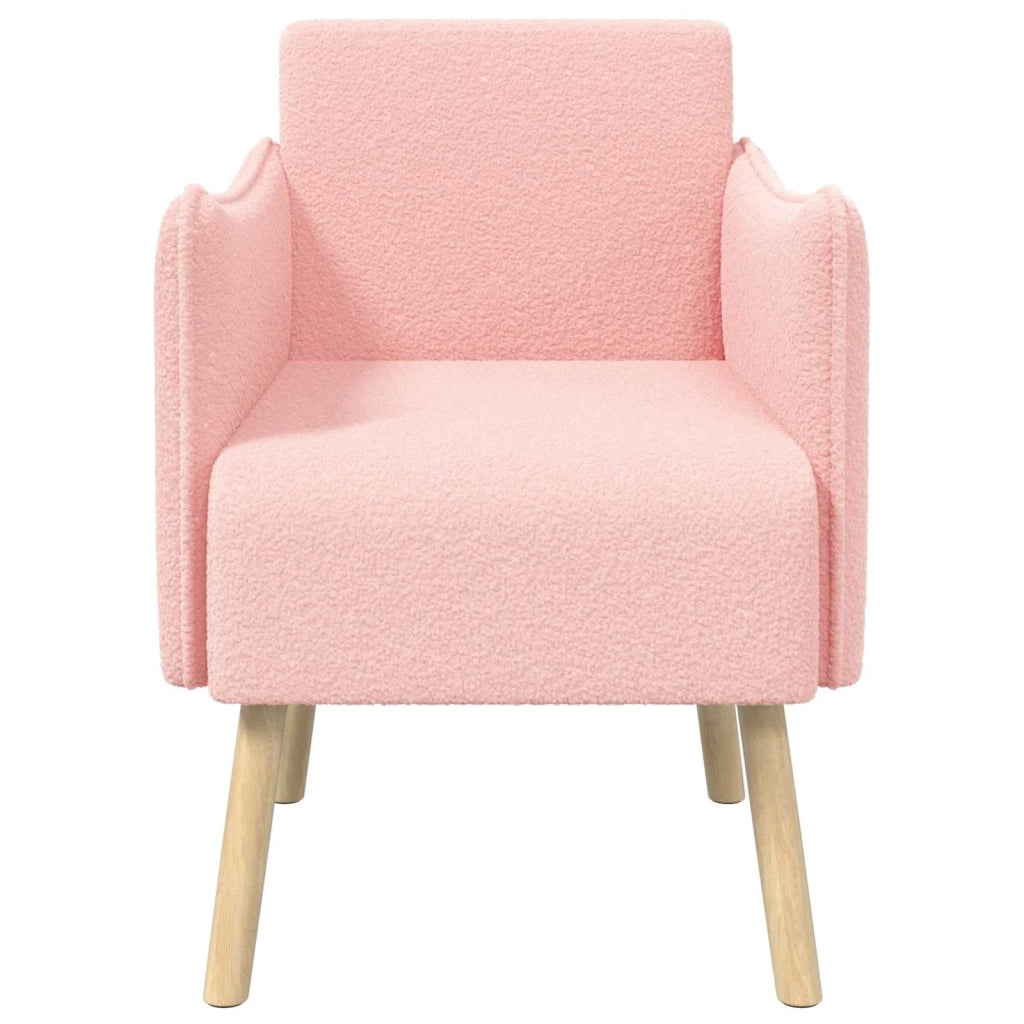 Sedia d'accento Rosa Bouclé 42044825