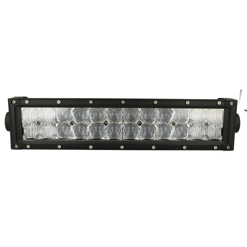 Barra Led 72W 341mm 9V-60V Doppia Fila 24X3W Lente Combo IP67 Per Fuoristrada Jeep SUV Camper