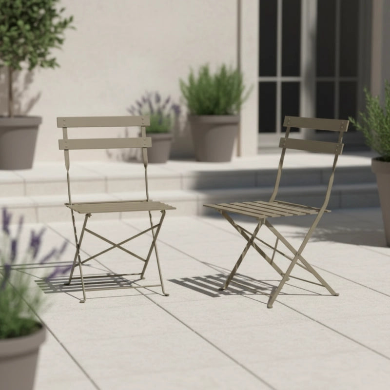 Set di 2 sedie pieghevoli BISTROT - Talpa