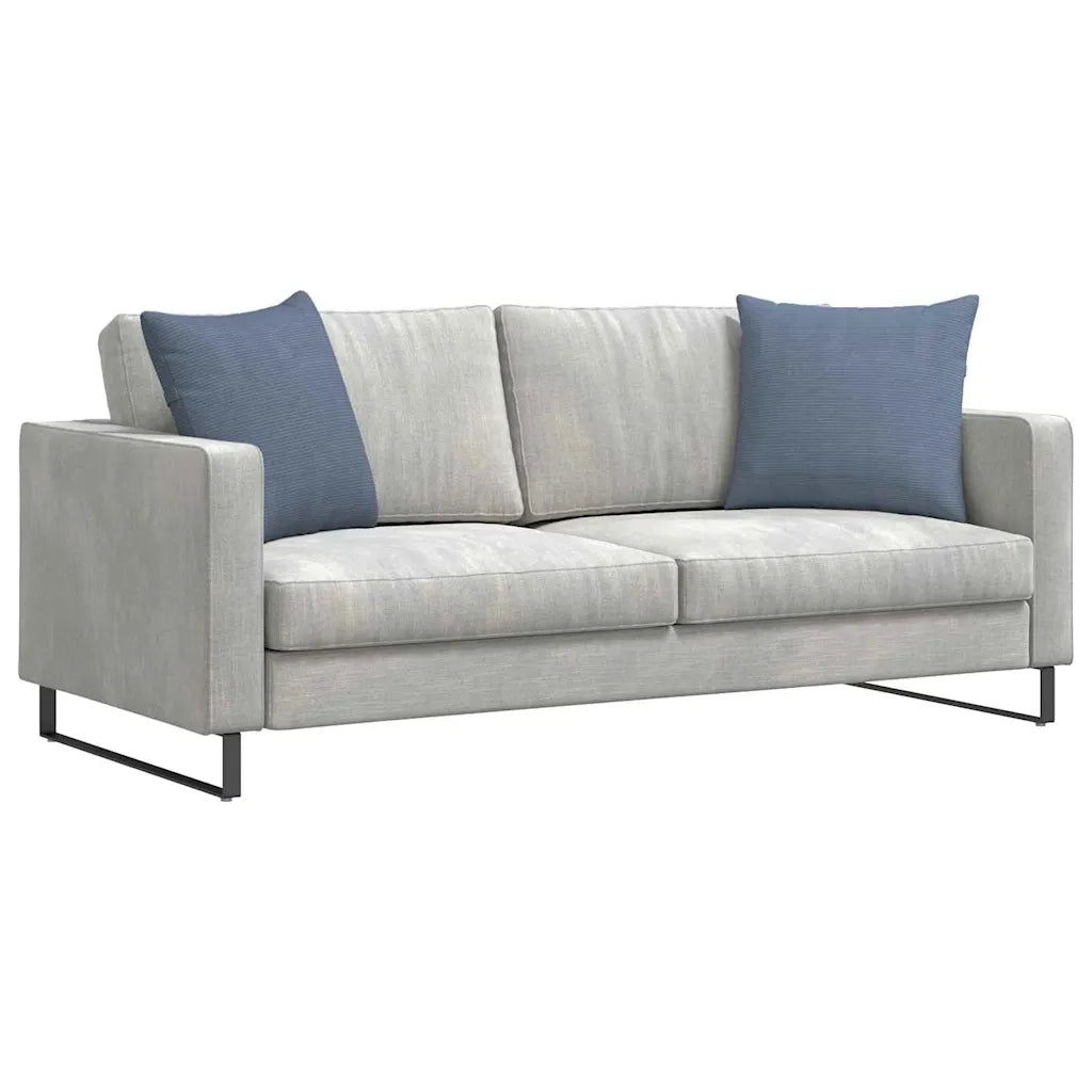 Cuscini da Divano 2 pz | Cuscini per sedie Blu 50 x 50 cm Tessuto in Cords