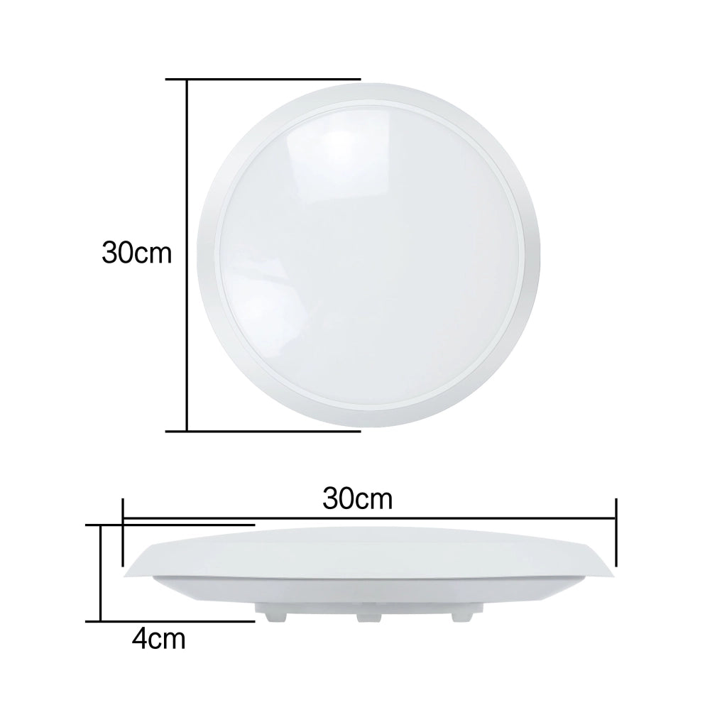 ZMH Lampada da soffitto plafoniera LED sensore movimento 15W 4000K per interni corridoio