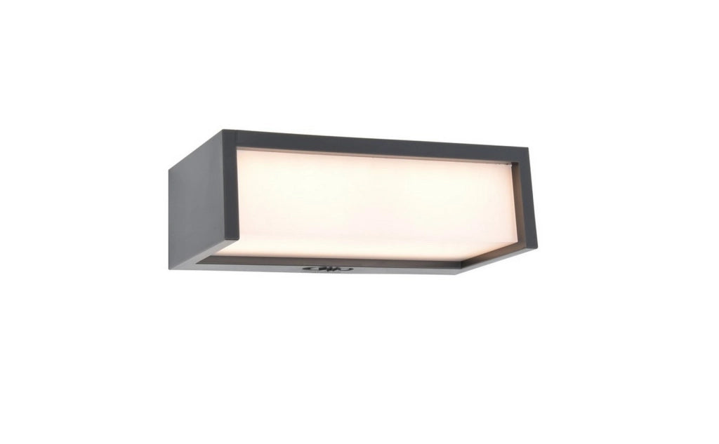 Applique solare esterna LED PIR IP54 grigio scuro TELIS