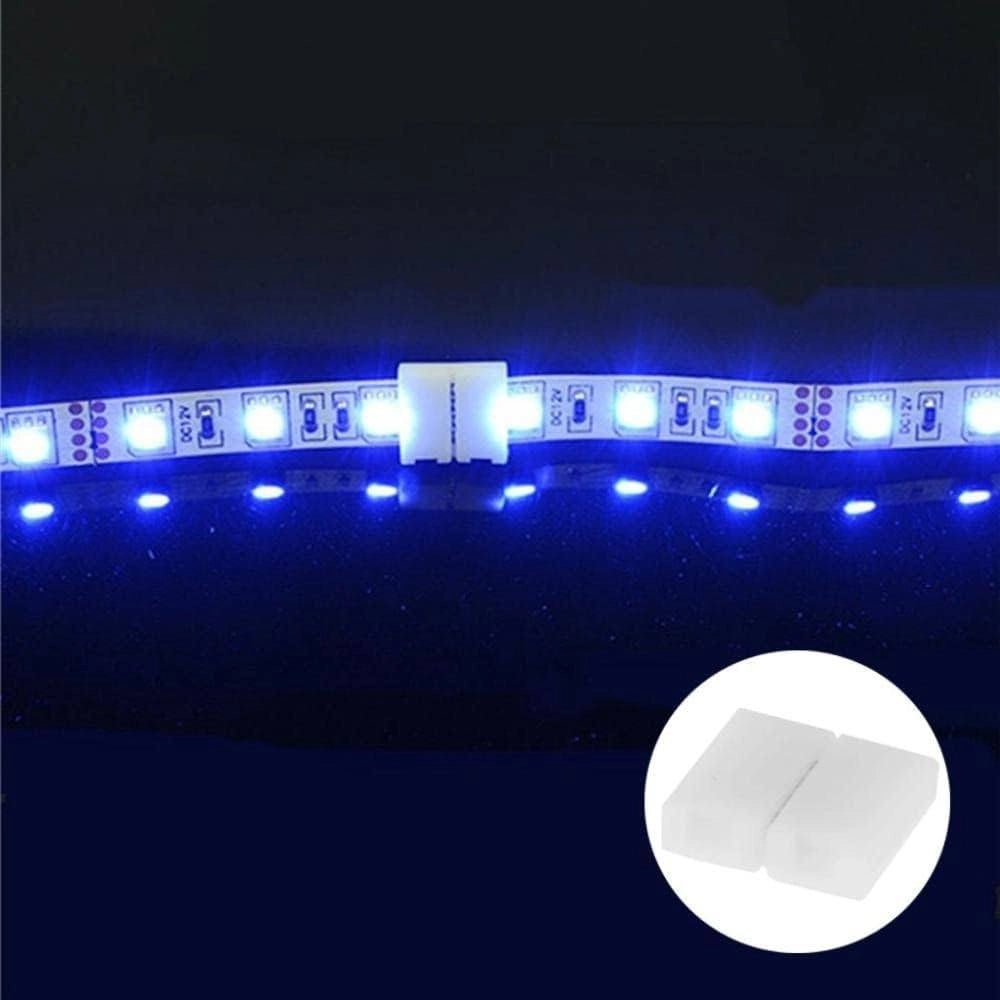 Connettore angolare per striscia led rgb 10mm alta qualità optonica 6621