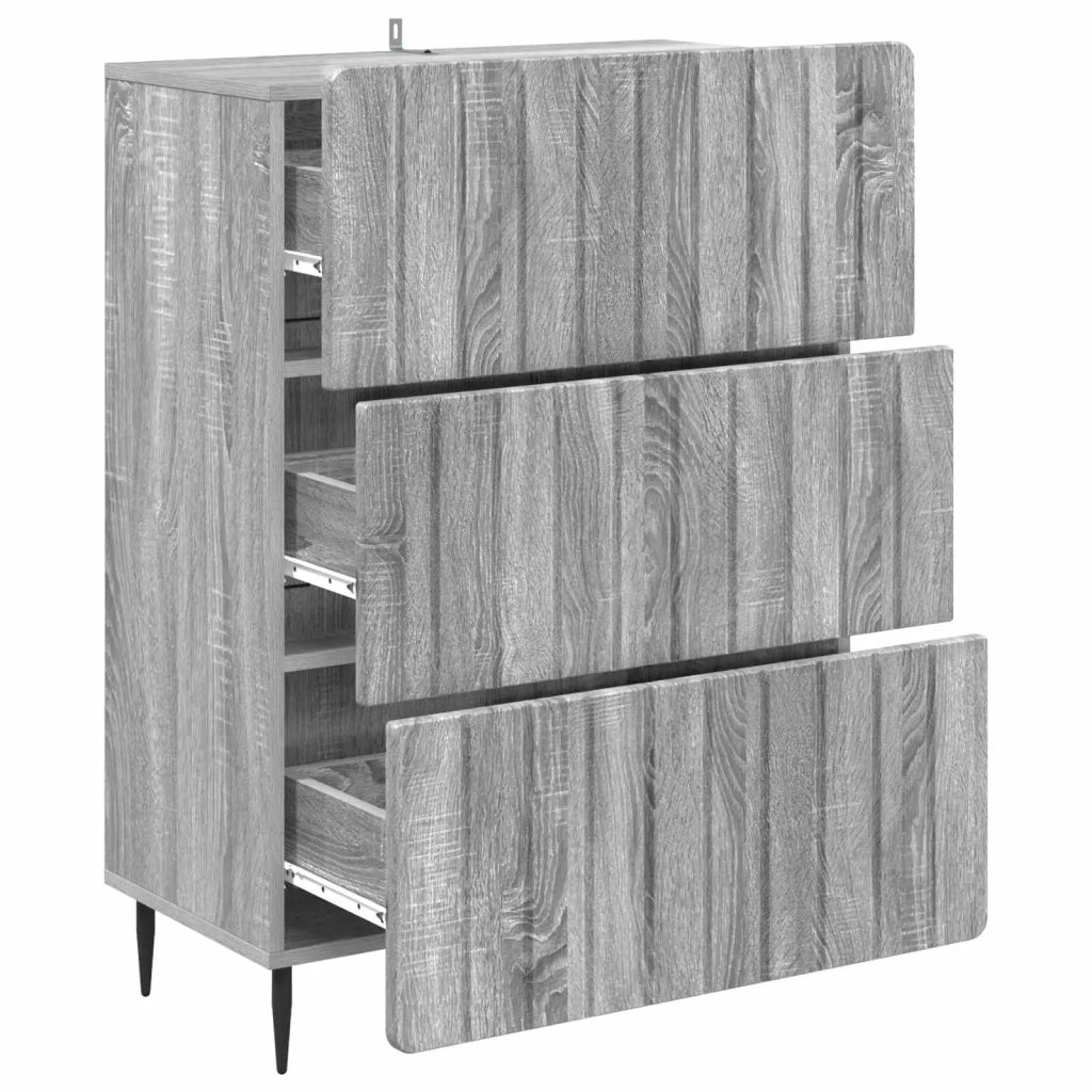 Mobile con Cassetti Grigio Sonoma 66 x 34,5 x 92 cm 894381