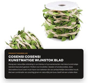 Fusti Artificiale - 2 Rulli Foglia Verde Tela - Tela di Giuta - Decorazione - Senza Manutenzione - 33/70 Piedi di Lunghezza - Tela Decorativa