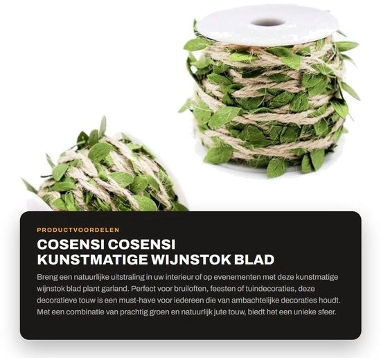 Fusti Artificiale - 2 Rulli Foglia Verde Tela - Tela di Giuta - Decorazione - Senza Manutenzione - 33/70 Piedi di Lunghezza - Tela Decorativa