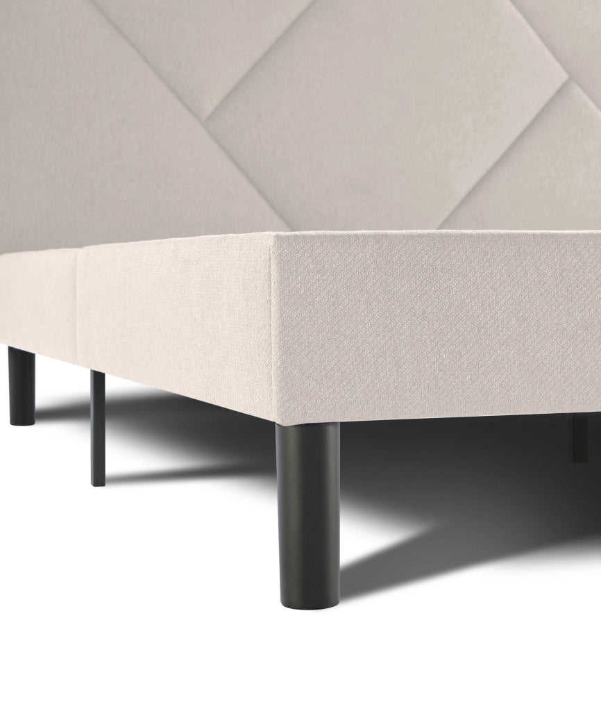 Hemera, Letto Piazza e Mezza Dimensione Materasso 120x190 cm, Beige