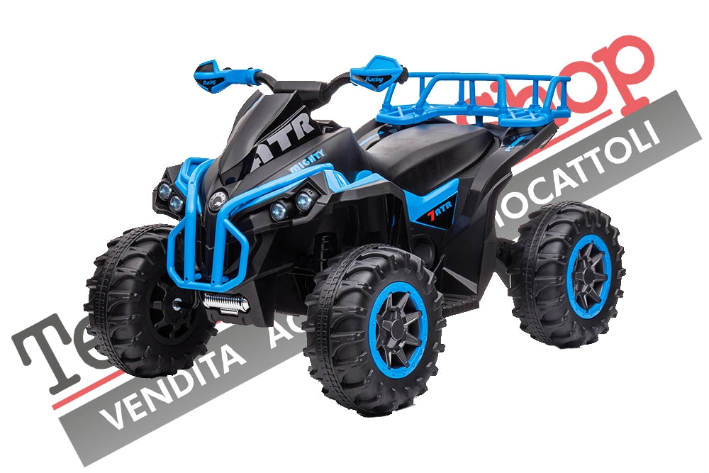 Tecnobike Shop Quad Elettrico per Bambini ATV  1.0 12V  con Radiocomando colore Blu
