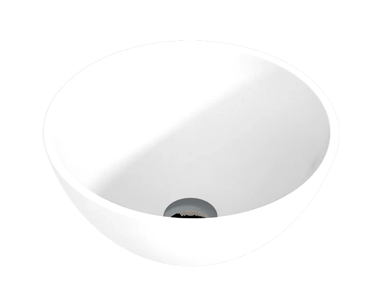 Lavabo da appoggio Solid Surface BOL - bianco