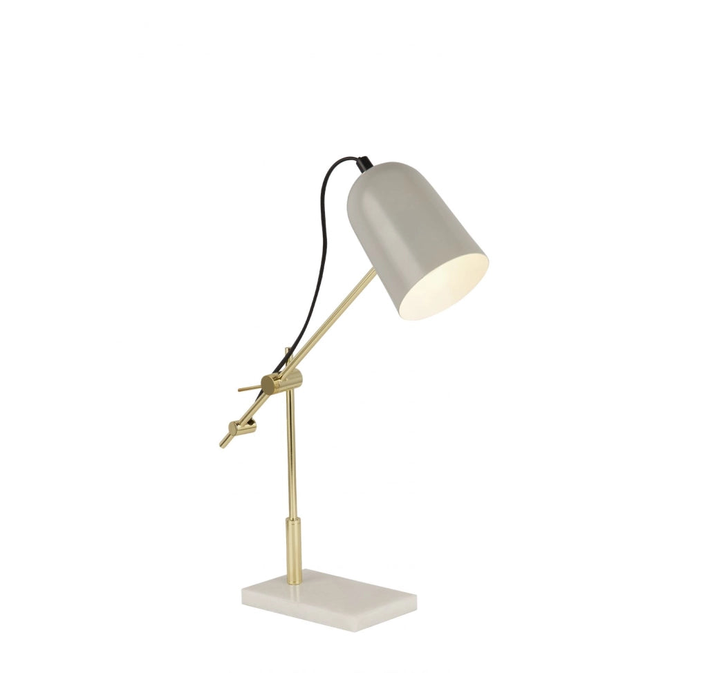 x Lampada da tavolo Odyssey - Grigio, oro e marmo