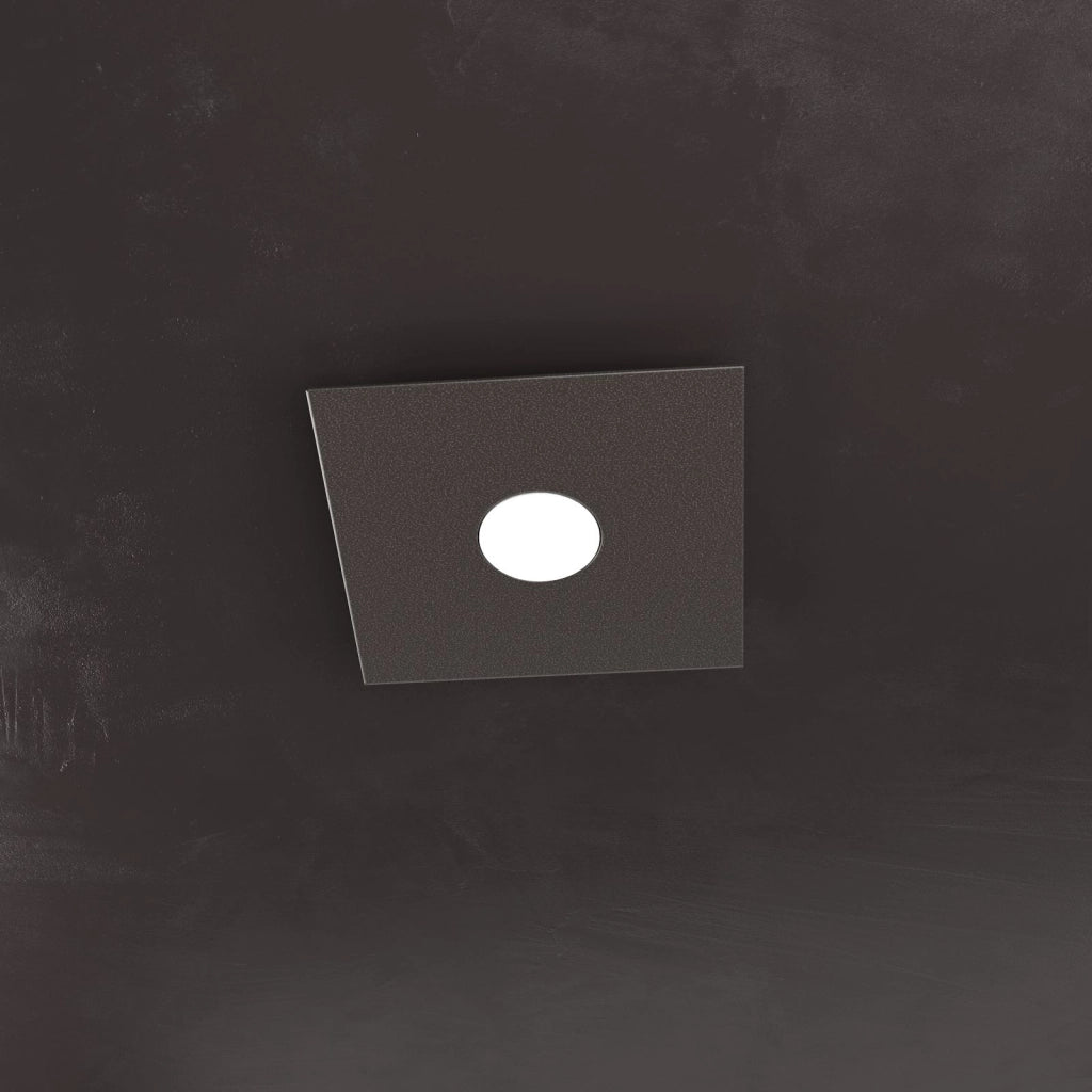 ECCENTRIC APPLIQUE-PLAFONIERA 1 LUCE MARRONE 1156-1L-MA
