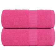 Asciugamani Ospiti 2 pz Rosa 30x50 cm 360 g/mÂ² 100% Cotone