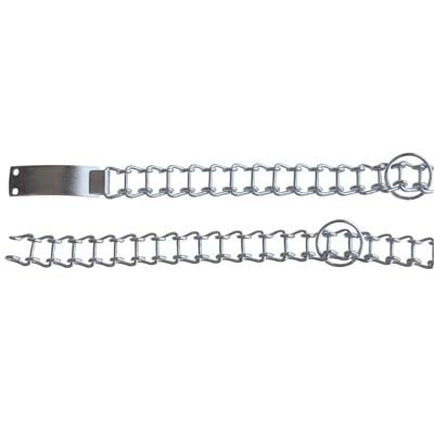 COLLARE A SCALETTA - ACCIAIO NICHELATO CM 50- 12 pezzi