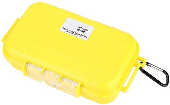 Scatola di Stoccaggio Acqua-Resistente - Resistente ai Colpi - Compatta - Leggera - Adatta per Strumenti EDC - Dimensioni 19x12x5cm - Contenitore di Stoccaggio