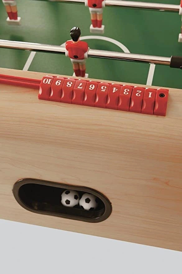 Garlando Calcio Balilla F3 con Gambe Pieghevoli, Acero, aste uscenti