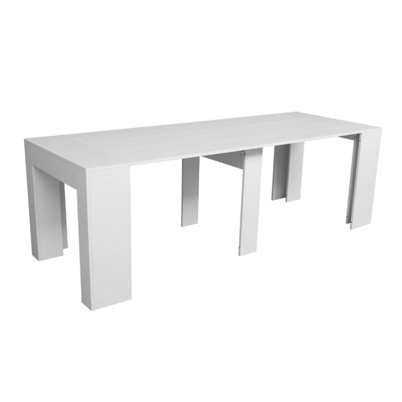 Consolle allungabile 90x49/307 cm Extra - Bianco Frassino