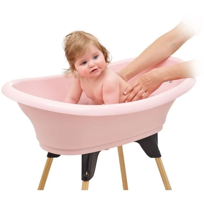 THERMOBABY VASCA KIT VASCO Rosa cipria: vasca + piedini + tubo di scarico