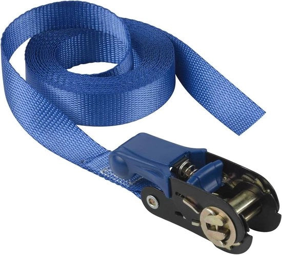 Cavo di tensione con rasoio - Blu - 5m x 25mm - 4365EURDAT - Cavi di tensione di alta qualità con rasoio