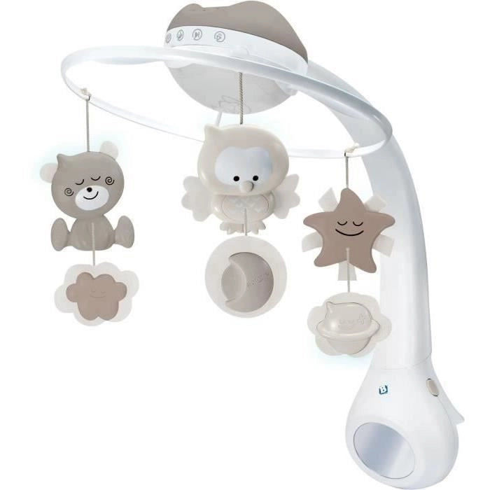Giostrina musicale e proiettore - INFANTINO - Sweet Night 3 in 1 - Grigio