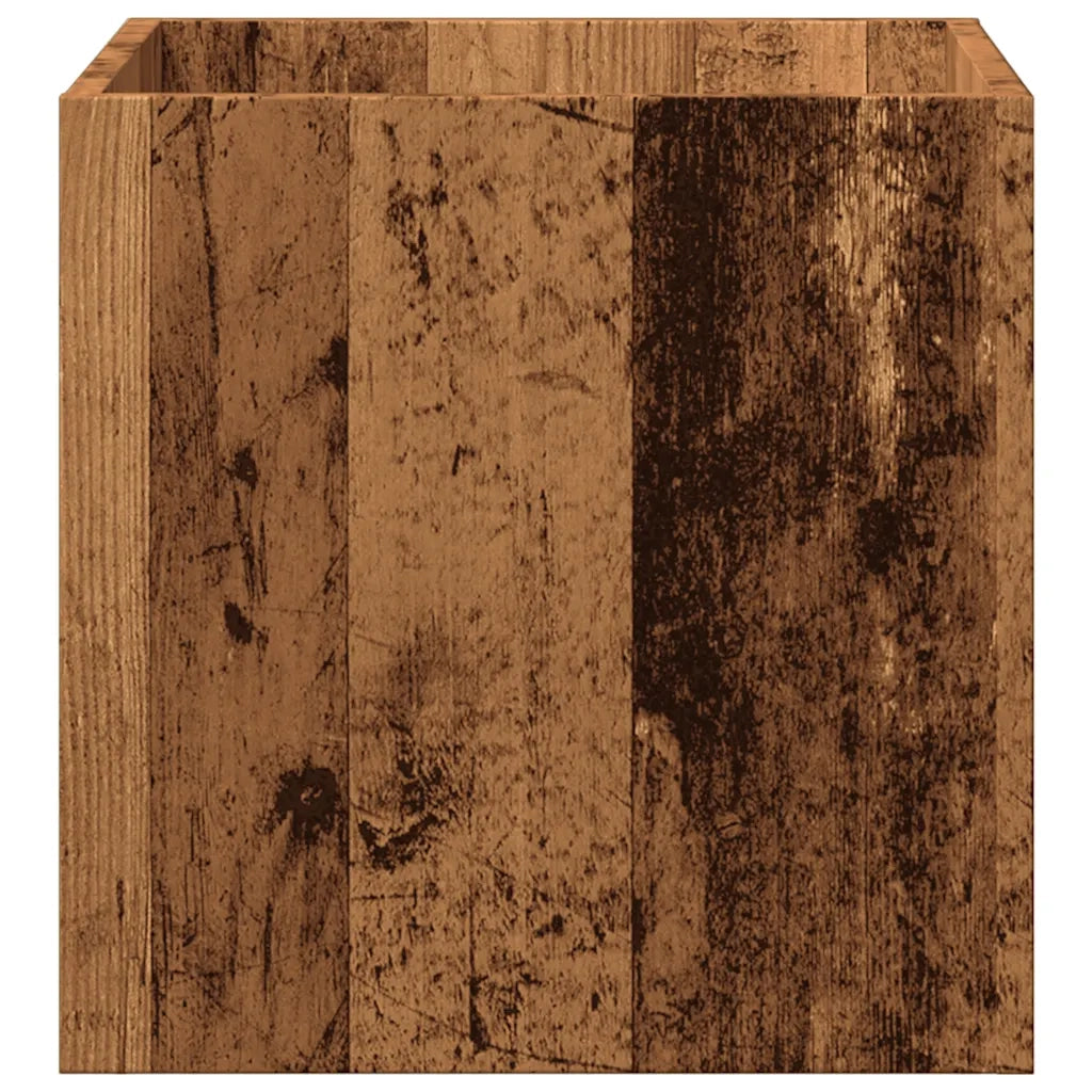 Fioriera Legno Antico 40x40x40 cm in Legno Multistrato 857027