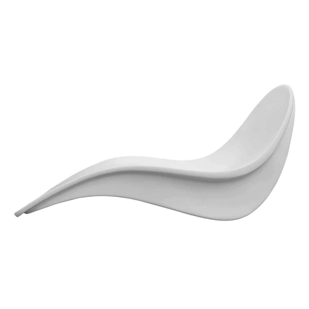 Sined Venere Chaise Longue In Vetroresina Forma Anatomica Perfetta Per Il Massimo Comfort Bianca