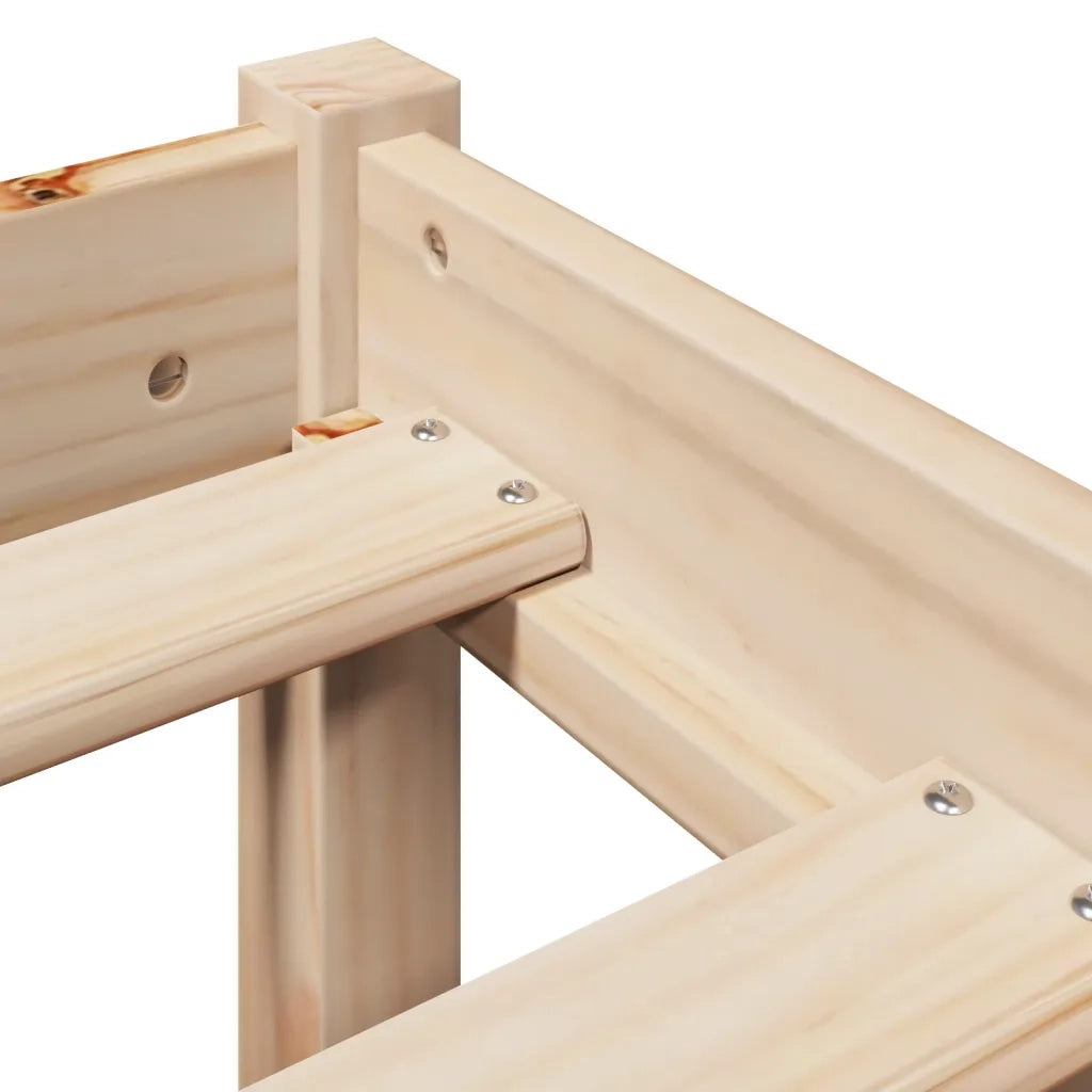 vidaXL Letto senza Materasso 90x200 cm in Legno Massello di Pino