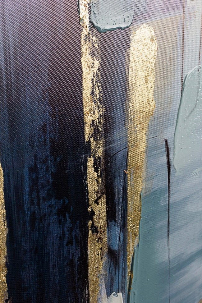 Dipinto Olio con Cornice Crown P2379-1 82.5x82.5 cm in Stampa su Tela