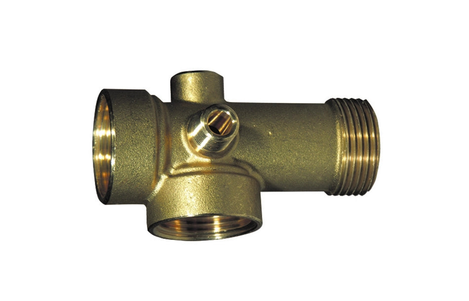 RACCORDO IN OTTONE A 5 VIE PROLUNGATO- H. 91 mm.- RINAL- pezzi 1