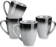 Set di 4 tazze in porcellana da 550ml per caffè tè cioccolato - Progettazione maniglia grande - Sicurezza magnetron e lavastoviglie tazze set