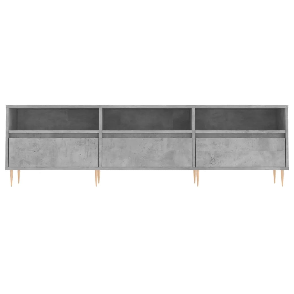 Mobile TV-Credenza per TV Grigio Cemento 150x30x44,5 cm Legno Multistrato