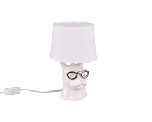 Lampada tavolo da Interno  E14 in Ceramica Bianco