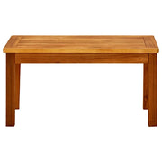 Tavolino da Giardino | Tavolino da esterno 70x40x36 cm in Legno Massello di Acacia