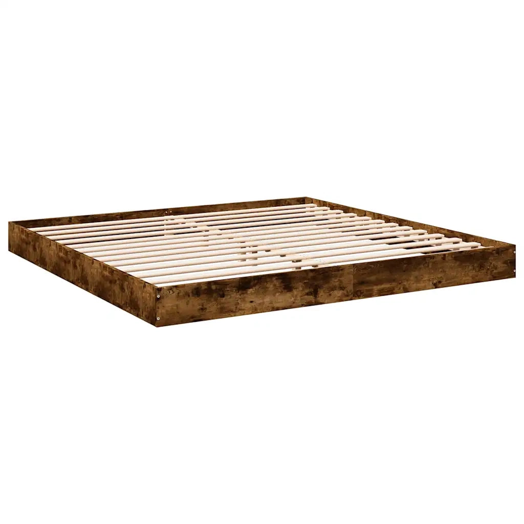Giroletto senza Materasso Rovere Fumo 180x200 cm in Truciolato 842004