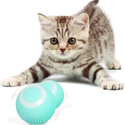 Giocattolo per gatti Quiet Smart - Giocattolo interattivo per gatti da interni - Adulti - Giocattolo rotante a 360° automatico per gatti con LED - stimola l'istinto di caccia - Ricarica tramite USB