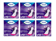 SET 6 CONFEZIONI DI TENA LADY ASSORBENTI MAXI NIGHT 12 PZ