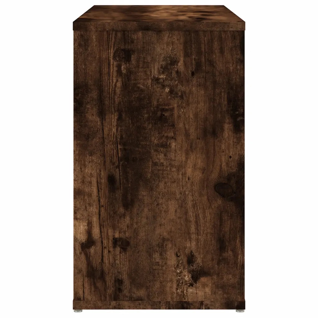 Mobiletto Laterale Rovere Fumo 60x30x50 cm in Legno Multistrato 815813